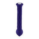 Femmefunn Diamond Wand G-Spot Vibrator Dark Purple with textured body and pointed tip for precise internal pleasure.