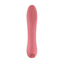 Luv Inc TV23 Tongue Vibrator Taupe with a soft, sleek, tongue-shaped design for targeted stimulation.
