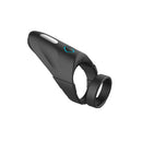 Forto F-48 Vibrating Perineum Double Cock Ring Black for enhanced stimulation and comfortable fit.