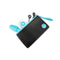 b-Vibe Rimming Petite Rotating and Vibrating Remote Control Plug Teal in a sleek black pouch with accessories.