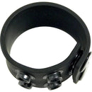 Boneyard Silicone Ball Strap Stretcher Black made from medical grade silicone with snap buttons for comfort and durability.