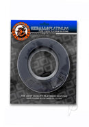 Oxballs Cock-B Bulge Silicone Cock Ring Black on product packaging showcasing its quality and design.