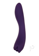 Evolved Thorny Rose Silicone Dual-End Vibrator Purple displayed on a white background.