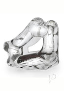 Oxballs Cocksling Air Cock and Ball Sling Clear displayed against a white background.