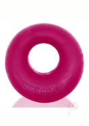 Oxballs Bigger Ox Silicone Cock Ring Hot Pink Ice in a bold hot pink color, plush and padded for comfort.