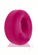 Oxballs Bigger Ox Silicone Cock Ring Hot Pink Ice, plush and padded for comfortable wear, in hot pink color.