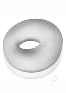 Oxballs Bigger Ox Silicone Cock Ring Clear Ice, plush padded design for comfort and a fuller bulge.