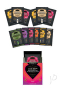 Kama Sutra Lick Me Sex-To-Go Kit featuring flavored body glues and warming sensations in a compact design.