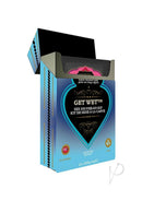Kama Sutra Get Wet Sex-To-Go Kit packaging featuring assorted flavored lubes for spontaneous intimacy.