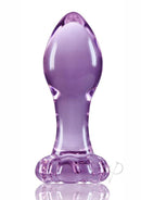 Crystal Premium Glass Flower Probe Purple with elegant flower-inspired design in rich purple hue.