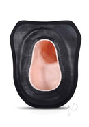 Erection Assistant Hollow Strap-On 9.5 Inch Vanilla harness with a realistic inner cavity for enhanced pleasure.