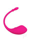 Lovense Lush Bluetooth remote-controlled egg vibrator in vibrant pink, designed for discreet and powerful pleasure.