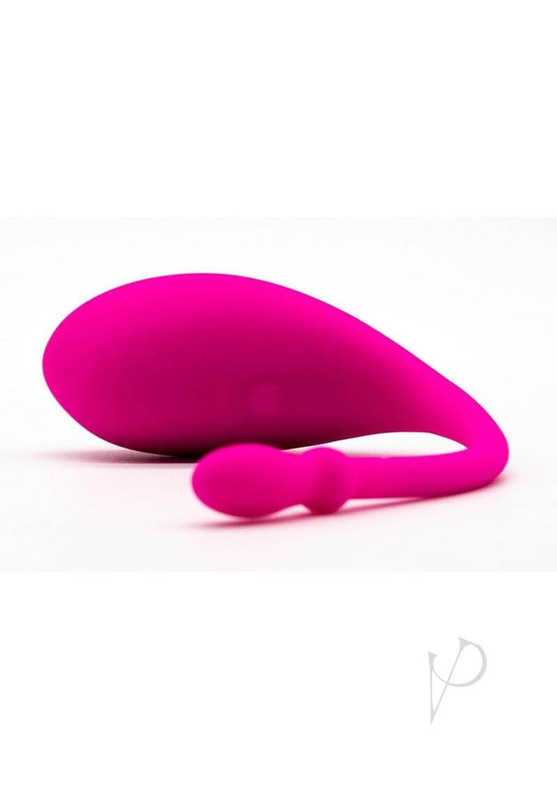 Lovense Lush pink Bluetooth remote-controlled egg vibrator, IPX7 waterproof for discreet and powerful enjoyment.