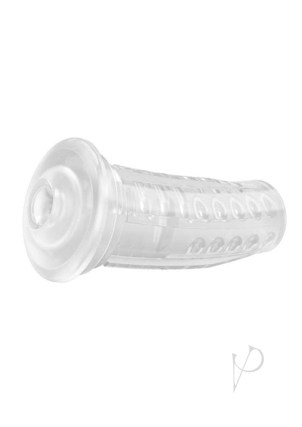 Lovense Nuetral-Shaped Sleeve for Max 2 Clear, clear sleeve designed for enhanced pleasure and compatibility.