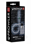 Prowler RED Bottle Douche Clear pump-style enema system for effective cleansing and preparation.