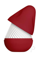 Zero Tolerance Kilauea Volcano Stroker White and Red in compact design, showcasing red and white colors.