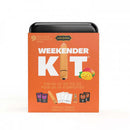 Kama Sutra Weekender Vibe Kit with Tropical Mango theme and mini bullet vibe in vibrant packaging.