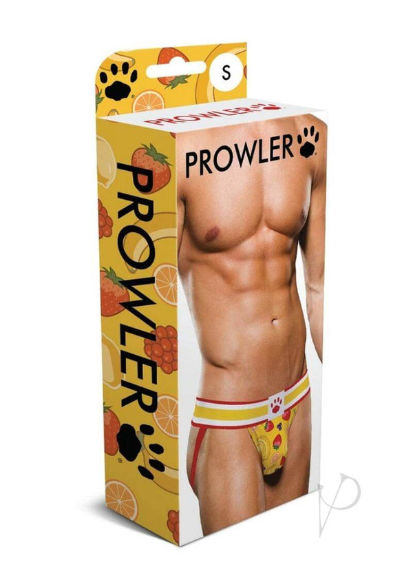 Prowler Fruits Jock Yellow XXL packaging featuring vibrant fruit design and bold branding.