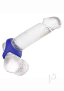 Admiral Cock and Ball Silicone Dual Ring Blue with soft stretchy design for enhanced support and sensitivity.