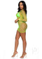 Supreme Long Sleeve Mini Dress Os Grn-2