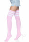 Athlete Thigh Hi 3 Stripe Top Os Lt Pnk-2