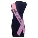 Little Genie Maid Of Honor Bachelorette Party Sash displayed on a mannequin, perfect for celebrations and photos.