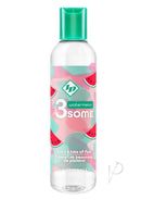 ID 3 Some 3-in-1 Multi Use Flavored Lubricant Watermelon 4oz bottle with juicy watermelon design.