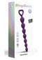 Bing Bang Silicone Anal Beads Small Purple packaging displaying anal beads design and features for intimate pleasure.