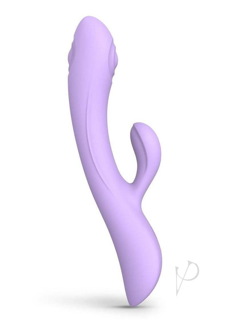 Bunny and Clyde Silicone Rabbit Vibrator Viva Mauve in elegant purple design for dual stimulation.