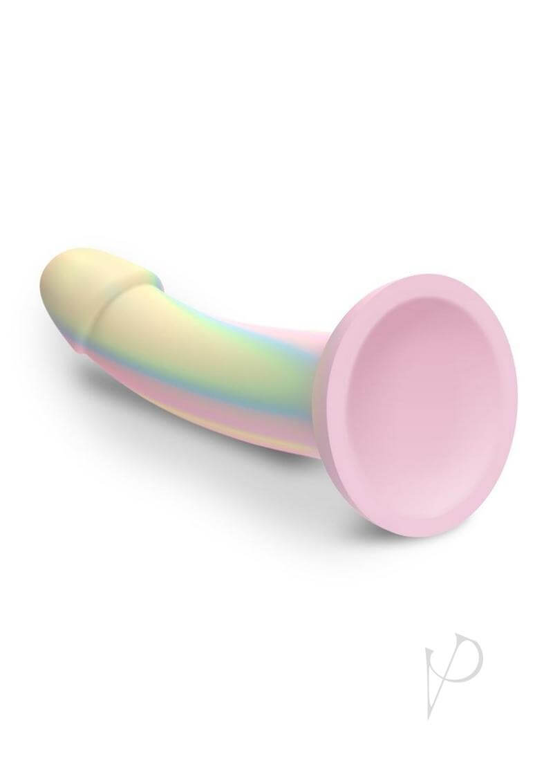 Dildolls Fantasia Silicone Dildo Glow In The Dark in pastel colors, designed for playful and imaginative intimate experiences.