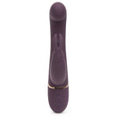 Fifty Shades Freed Come to Bed Slimline Rabbit Vibrator in elegant purple design with dual-stimulation features.