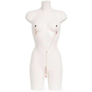 Fifty Shades Freed All Sensation Nipple & Clitoral Chain on a mannequin, showcasing its elegant design and adjustable features.