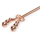 Fifty Shades Freed All Sensation Nipple & Clitoral Chain with elegant rose gold beads and adjustable design.
