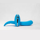 Luvslide Remote Control Vibrating Couples Toy in blue, designed to enhance intimacy and pleasure for couples.