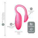 Magic Flamingo Max App Controlled Kegel Vibrator Pink features 10 vibration modes and is multifunctional and waterproof.