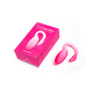 Magic Flamingo Max App Controlled Kegel Vibrator Pink and packaging on white background.