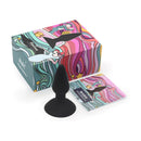 Magic Equinox App Controlled Vibrating Butt Plug with colorful packaging and instructions, ideal for beginners and experienced users.
