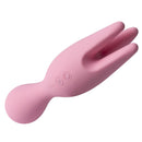 Svakom Nymph G-Spot and Clitoral Vibrator Pale Pink with dual-sided design for versatile stimulation.
