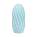 Svakom Hedy Blue Egg Masturbation Sleeve, compact ultra-soft stroker for realistic pleasure.