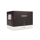 Svakom Hedy Pink Pack Masturbation Sleeve packaging with colorful design, showcasing travel-ready stroker.