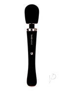 Bodywand Couture Silicone Wand Massager Black/Rose Gold in sleek black with rose gold accents.