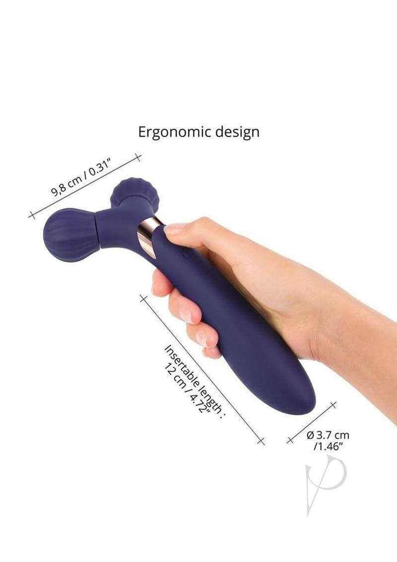 Fireball Rechargeable Silicone Vibrator Midnight Indigo ensuring ergonomic design for ultimate comfort and pleasure.