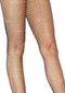 Leg Avenue black fishnet tights adorned with rhinestones, perfect for stylish and sexy lingerie looks.