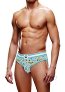 Prowler NYC Brief Blue White Extra Small featuring a bold design and comfortable fit for all-day wear.