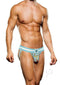 Prowler NYC Jock XL Blue White on a model showcasing a stylish design and bold colors for ultimate comfort.