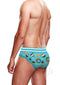 Prowler Christmas Pudding Brief Large Blue White featuring playful holiday print and comfortable fit.