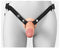 Fantasy X-Tensions Elite 6" silicone hollow strap-on in light with dual-density construction and adjustable harness.