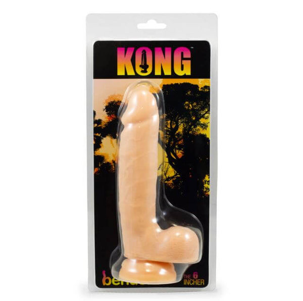 KONG BENDERZ DUAL DENSITY DONG 6IN FLESH-0
