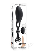 Zero Tolerance Big Bang Adjustable Cock Tie with Balls Black packaging featuring 10 tapping functions and silicone design.