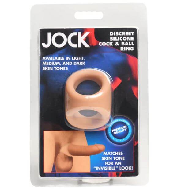 JOCK SILICONE COCK & BLL RING MEDIUM-0